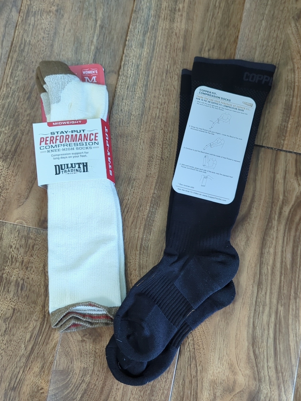 Duluth Trading Co Copper Fit Compression Sock Bundle